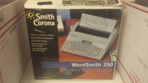 Smith Corona Word Smith 250 Electronic Typewriter Dictionary W/ Original Box!