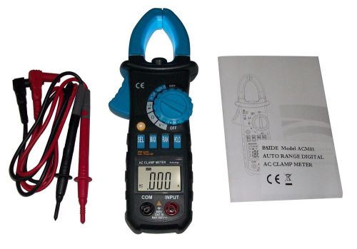 Led work light ac current voltage dc volt. resistance diode digital clamp meter for sale