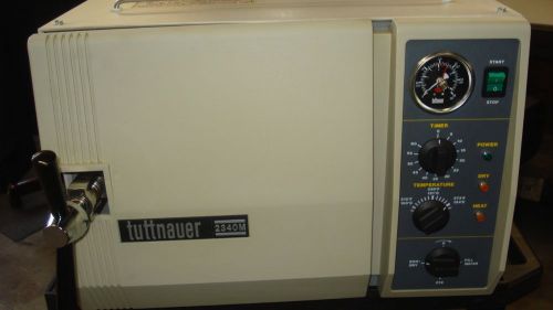 Tuttnauer 2340M Table Top Sterilizer Refurbished Biomedically Checked