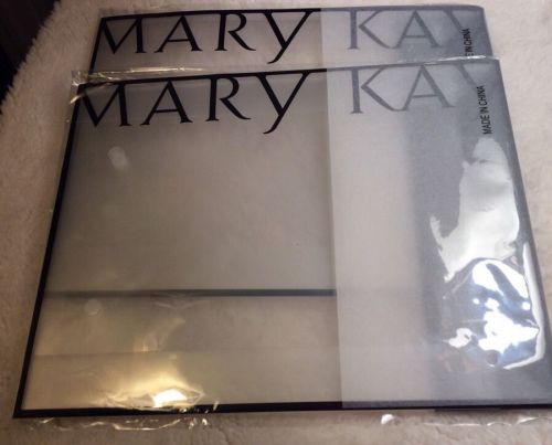 Set of 2 Mary Kay Document EnvelopesHeavy Plastic with Snap Closures FREE SHIP