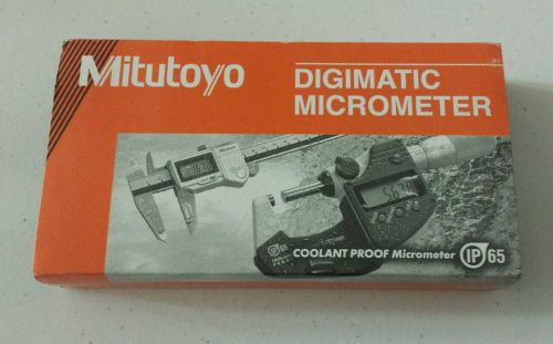Mitutoyo 293-240 Digital Metric Micrometer 0-25mm 0.001mm Brand New