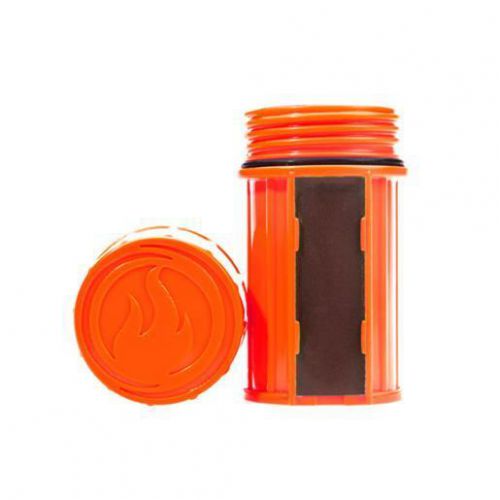 UCO Industrial Revolution Waterproof Match Case Polymer Orange MT-EMPTY-CASE
