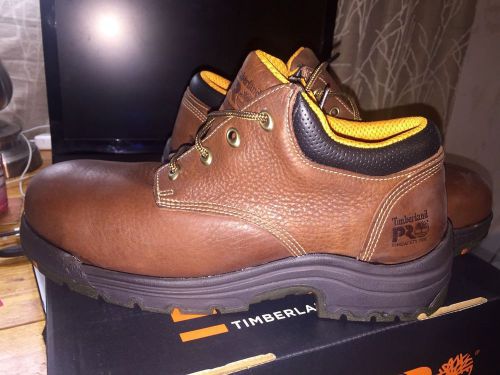 Men&#039;s Timberland PRO Oxford Titan Safety Toe Haystack Brown 47028 SIZE 11.5W NEW