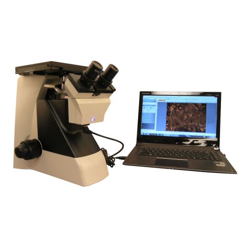100X-1250X Inverted Binocular Metallurgical Microscope Built-in 3MP USB2.0 Camer
