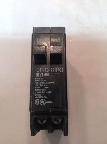 BRAND NEW eaton Cutler Hammer BR tandem 20 amp breaker br2020 FREE SHIPPING