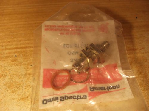 Adapter - Bulkhead BNC (F) to SMA (F) Omni Spectra NEW!