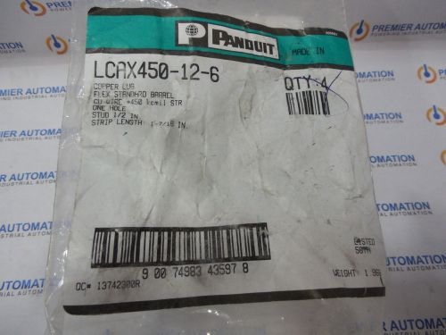 PANDUIT, LCAX450-12-6,COPPER COMPRESSION LUGS