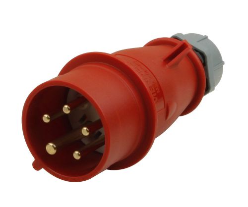 Industrial plug authentic mennekes typ 3 400v 16a 3p+n+e ip 44 6h made germany for sale