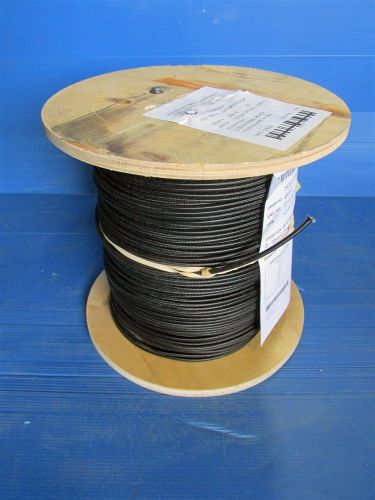 Srml wire black 12 awg 1000&#039; ft fiber glass braid appliance hi temp motor stage for sale