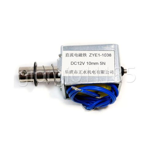 ZYE1-1038 DC12V 10mm 5N Solenoid Actuator Push-pull Design With Spring