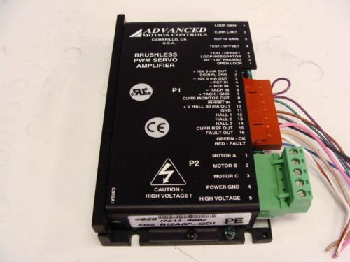 Advanced Motion Controls AMC Brushless PWM Servo Amplifier Amp B12A6F-QD1 Nice!