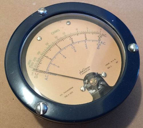 Vintage phaostron ohm meter ac dc phs-4-1031 pasadena (c4-4-80) tested for sale