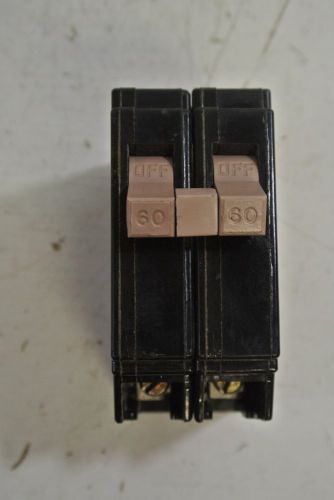 Cutler hammer ch260 2 pole 60 amp 120/240 vac circuit breakers for sale