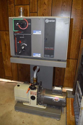 Varian model 938-41 porta-test helium leak detector with pdf manual for sale