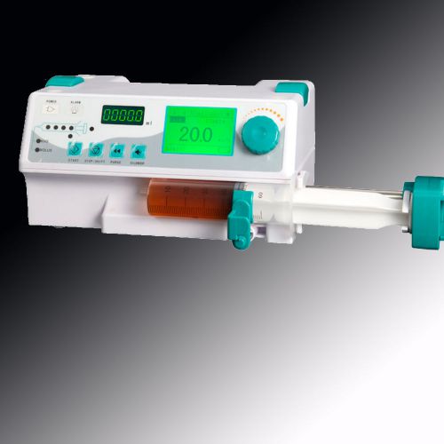 CE HD LCD Display Syringe Pump with Drug library + Visual alarm*  Promotion!