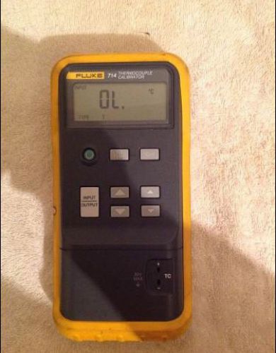 Fluke 714 thermocouple calibrator -200c-1800c for sale