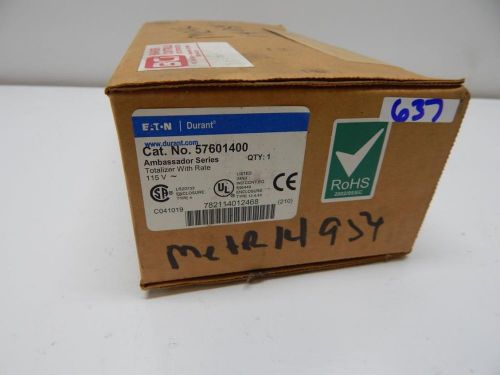 New! Eaton 57601400 Ambassador Series Totalizer with Rate  115 Volt