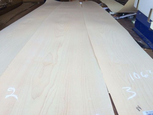 Wood Maple   Veneer  114x11,14.5,15.5,total 3 pcs RAW VENEER N1063.