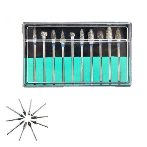 2015 NEW 10 pcs/ Pack Tungsten Steel Dental Burs Lab Burrs Tooth Drill 2.35mm PP