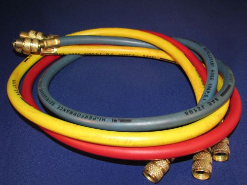 A/c hoses set/ refrigerants r134a, r22,r12,r502-psi 600/burst pressure 3000psi for sale