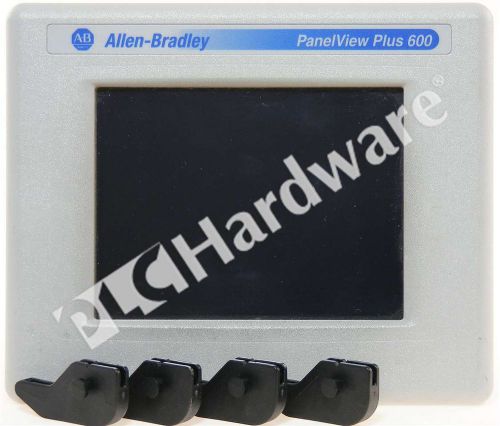 Allen bradley 2711p-t6c20d /c panelview plus 600 touch/ethernet/rs232 dc for sale