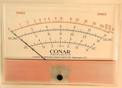 Conar Instruments 200 uA VOM Replacement Meter - NOS?