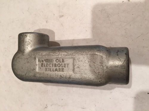 ELECTROLET KILLARK 3/4 INCH OLR THREADED WITH COVER