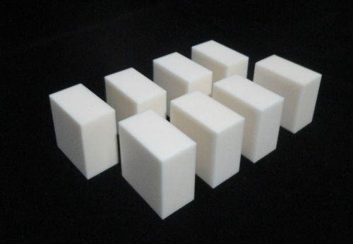 Thick high purity alumina ceramic ballistic test block 50 x 50 x 28 mm  no.: 520 for sale