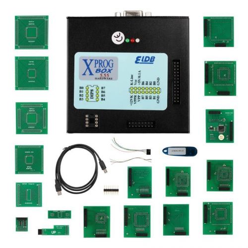 Latest xprog-m v5.55 xprog m programmer with usb dongle for bmw cas4 decryption for sale