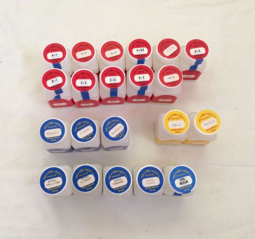 Nu-tru-est, Dental Porcelain, Body Incisal And Opaque, Used, 21 Containers