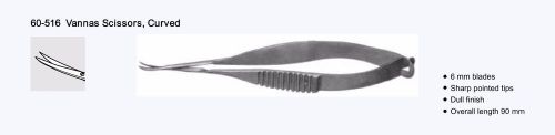 O3464 VANNAS CURVED SCISSORS Ophthalmic Instrument
