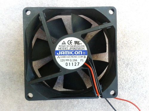 JAMICON JF0825B1H BRUSHLESS FAN 12V DC 2 wire
