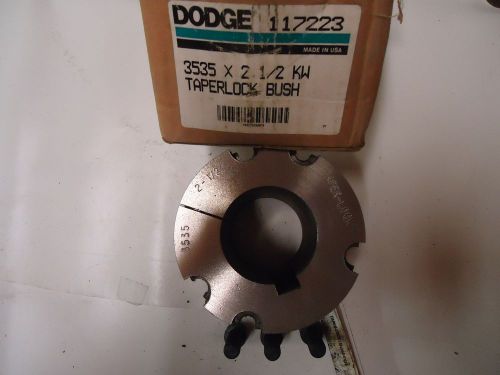 New dodge 117223 3535 x 2-1/2kw taper-lock bushing for sale