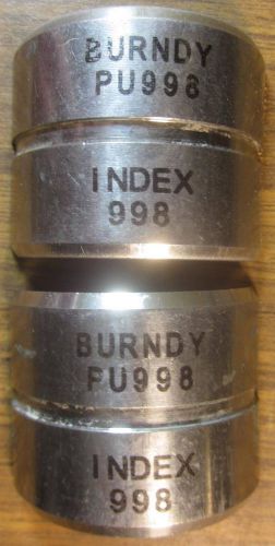 Burndy PU998 Index 998 12 Ton Hydraulic U Style Compression Die