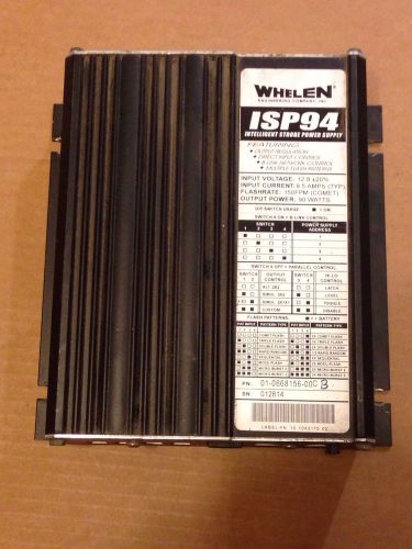 Whelen ISP94 Intelligent Strobe Power Supply-01-0668156-00
