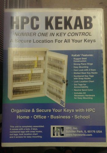 HPC 120 Keys, Single-Tag Key Cabinet # KEKAB-120 new
