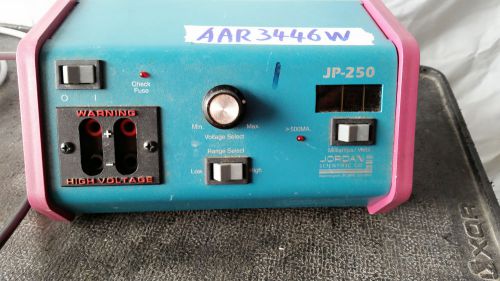 Jordan jp-250 electrophoresis power supply - aar 3446 for sale