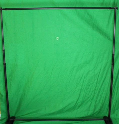 Pegasus portable telescopic banner display backdrop stand up to 95&#034;w x 96&#034; tall for sale