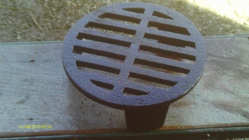 HEAVY DUTY CAST IRON DRAIN GRATE COVER GRILL LID TOP 6 1/2&#034; O.S..DIA.