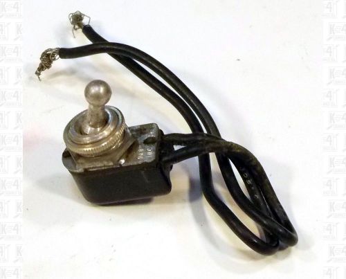 Circle f spst pigtail toggle switch 125 vac 3 amp for sale
