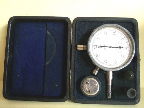 HASLER SPEED INDICATOR TESTER GAUGE SWISS MADE COMPLETE BOXED