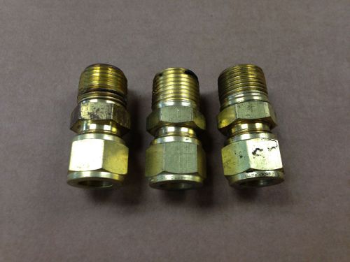Swagelok brass union 1/2&#034; npt m, compression fitting new lot for sale