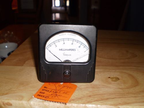 Vintage Direct Current OHMS Meter