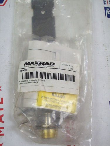 Maxrad MBS800 Antenna Base Adapter 1/8 with Female Termination 806-940 MHz