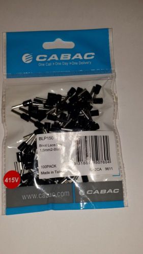 CABAC BLP150 Qty 100  Boot Lace pin  Lug-Ferrule 1.5mm2