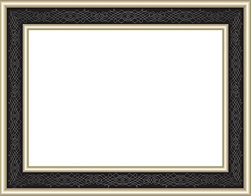 Great Papers! Black Frame Embossed and Gold Foil Certificate, 8.5&#034; x 11&#034;, 15