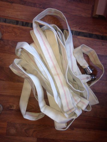 100 Feet Fire Protection Linen Firehose Unlined Never Used