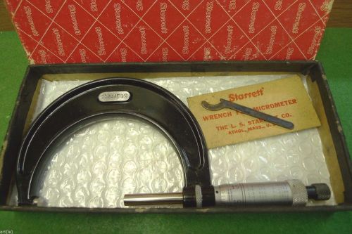 Starrett no. 436rl 2-3&#034; outside micrometer in box  machinist tools *b for sale