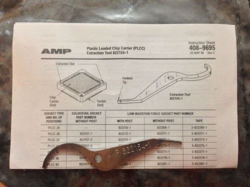 TYCO AMP PLASTIC LEADED CHIP CARRIER PLCC 8221541 EXTRACTION TOOL  822154-1