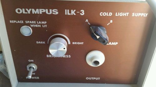 Olympus ILK-3 cold light supply